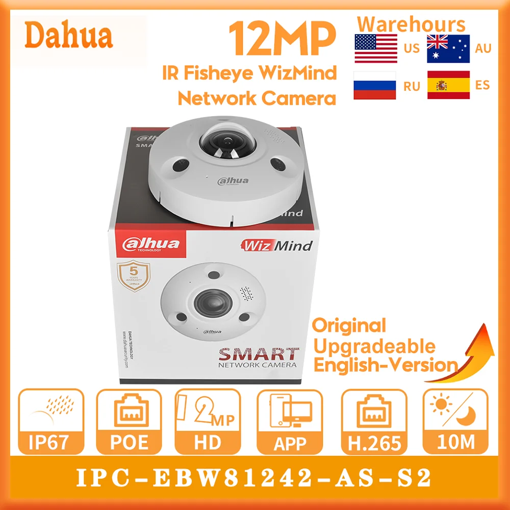 Dahua  VR WizMind  IP ī޶, IPC-EBW81242-AS-S2 IP67 IK10  ũ  Ŀ, Ʈũ ī޶ ü, 12MP